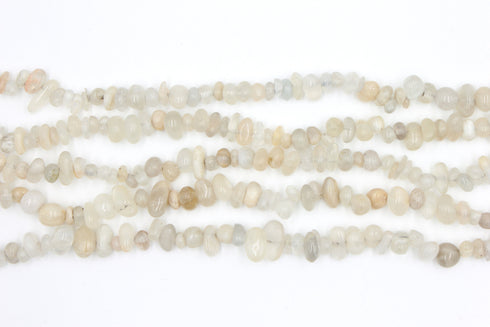 Moonstone Gemstone Beads, 4x9mm, Chip Beads